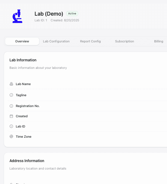 The eCare Lab lab review and approval process